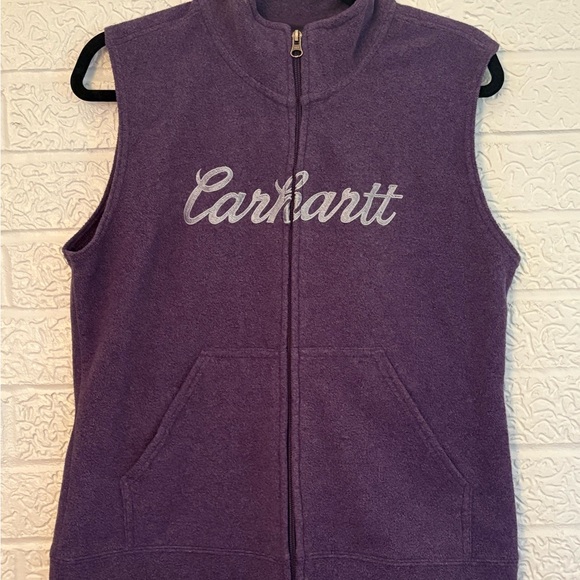 Carhartt Jackets & Blazers - Carhartt Purple Fleece Vest